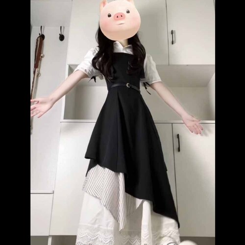 半身裙夏日新款学院风三件套装女