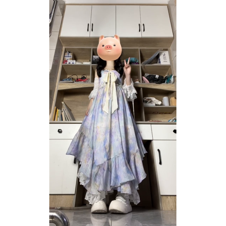 吊带连衣裙半身裙子两件套装女