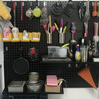 烘焙工具挂板架层板洞洞板工具墙方孔挂板挂钩配件工具货架展示架