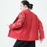 2025新中式风夹克刺绣外套复古中式唐装男A087-1-JK766P125，男装夹克，电商A087-1