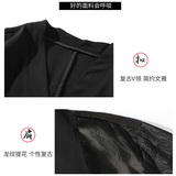 2025风春夏款拼接盘扣宽松汉服唐装短袖T恤A087-1-YM951-P55，男装T恤，电商A087-1