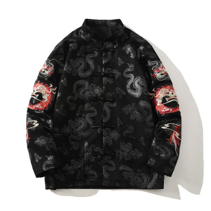 2025新中式风夹克刺绣外套复古中式唐装男A087-1-JK766 P125,男装夹克,电商A087-1