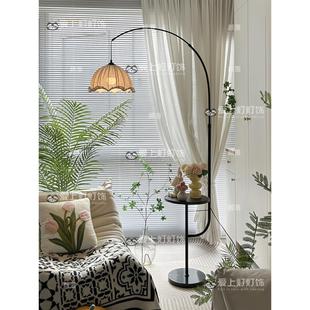 法国中世纪风格 落地灯钓鱼灯客厅沙发边桌储物柜覆古卧室床头柜集
