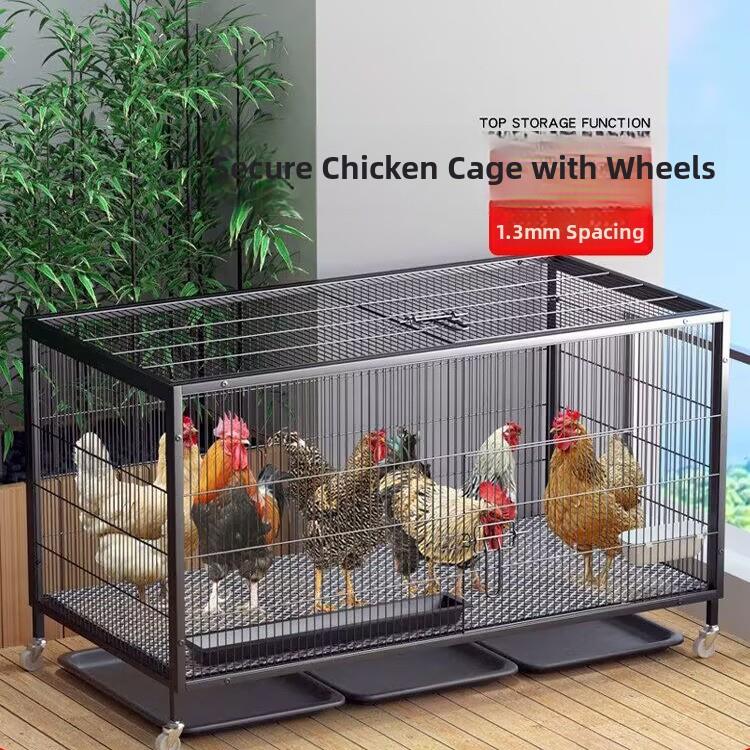 鸡笼户用户外防雨大鸡专用笼户外行走鸡鸭养殖笼防黄鼠狼
