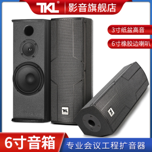 TKL 6寸会议专用音响音柱无源全频背景音乐会议室音箱壁挂 H06