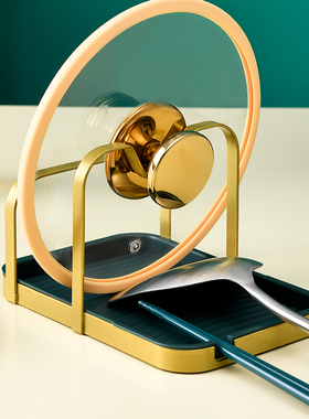 家用厨房锅盖架免打孔锅铲架台面放锅盖收纳神器放勺子菜板置物架