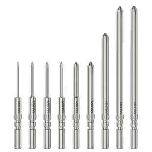 安立信十字电批头800电动螺丝刀起子头4mm强磁S2钢加长5高硬度801