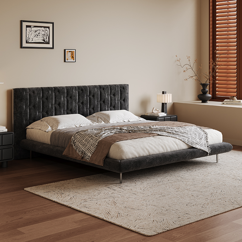 奥古斯特意式极简布艺床