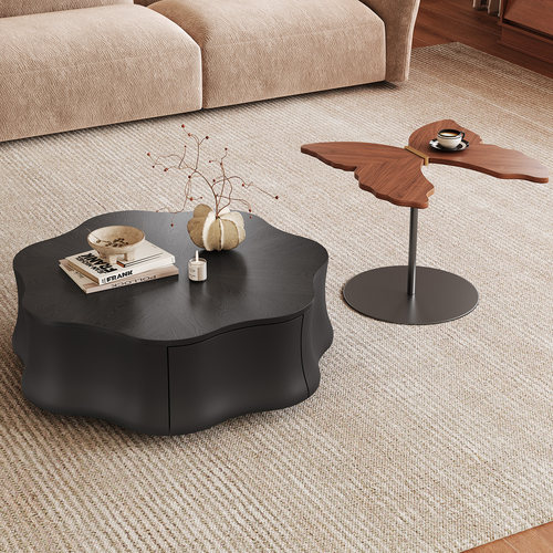 奥古斯特花瓣蝴蝶网红茶几