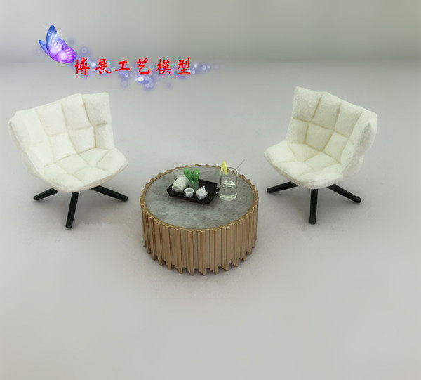 diy模型圆形建筑沙盘新品