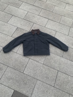 潮物百搭底特律工装夹克卡哈特J97翻领美式复古帆布短款做旧外套
