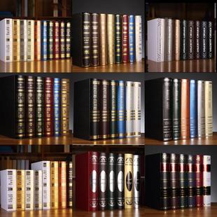 欧式烫金仿真书假书装饰书摆件书房拍摄道具书装饰品客厅摆设家居