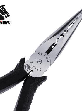 原装日本马牌KEIBA尖嘴钳T-346S尖咀钳电工钳T-346S断线钳T-316