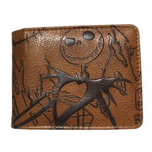 2021 cartoon Jack printed embossed leather purse nightmare