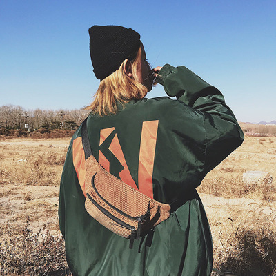 Chest Bag Bum Belt BagsWomen Men Corduroy Waist Bag