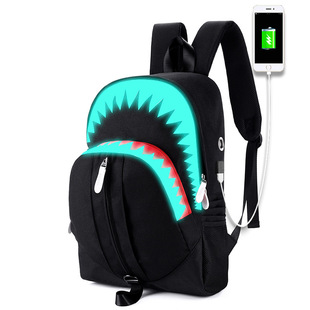 Winmax Male New Luminous Fashion Laptop Backpack Teenager