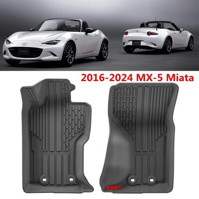 适用于2016-2025 MAZADA MX-5 Miata专用TPE橡胶后备箱垫MX5脚垫