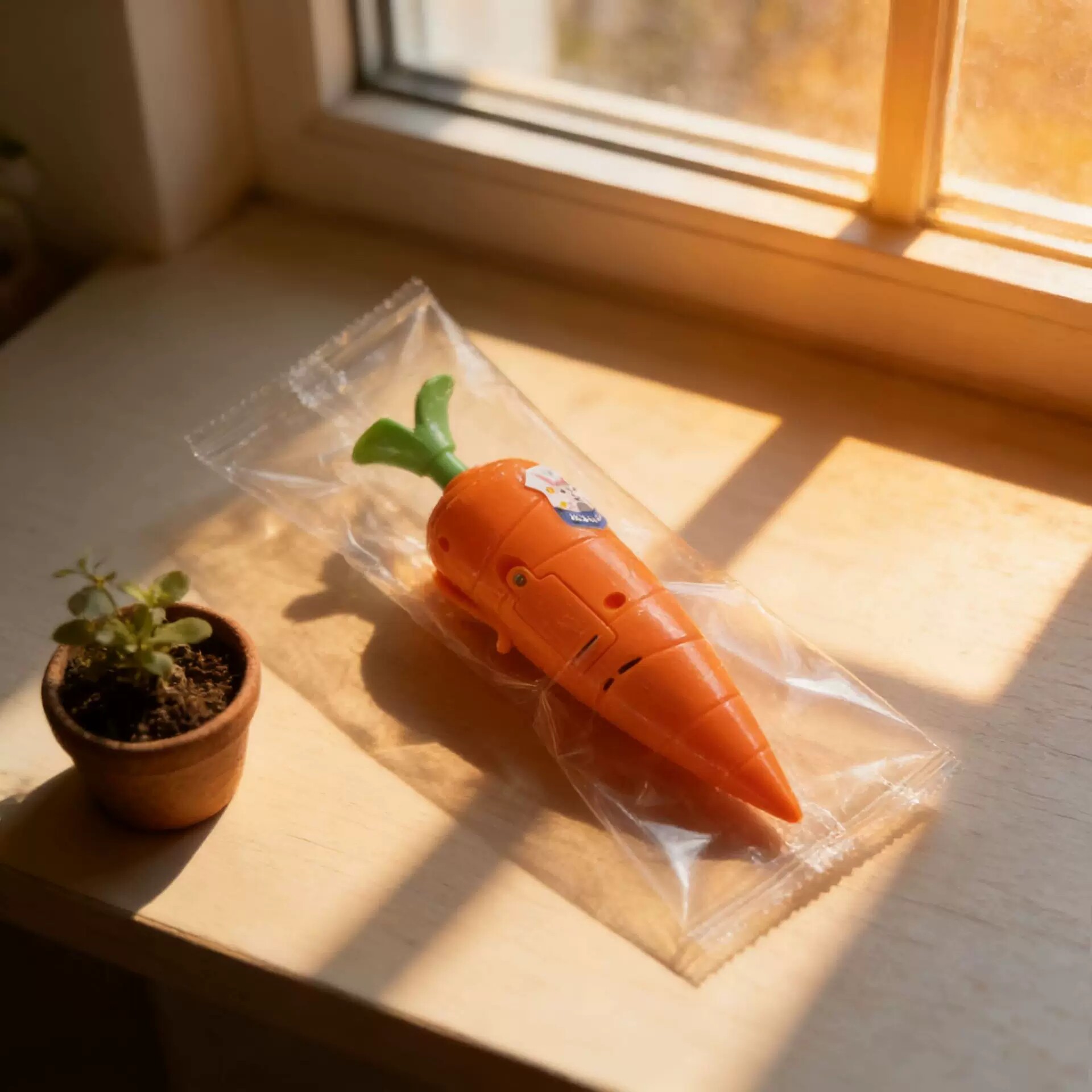 疯狂动物城迪士尼萝卜笔MOC积木创意胡萝卜造型可拼装益智玩具男