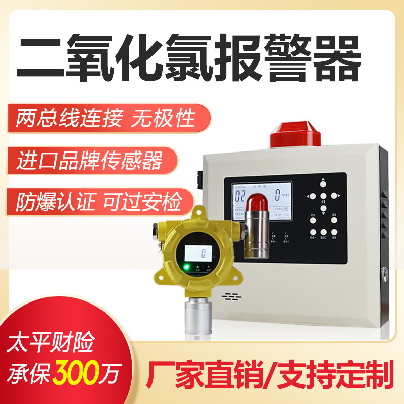 cảm biến gas Báo động rò rỉ khí clo dioxide Cảm biến phát hiện nồng độ khí CLO2 giám sát trực tuyến cam bien khi gas nguyên lý cảm biến khí gas