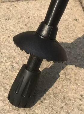 登山杖防滑头手杖杖配件脚垫帽泥托杖尖保护套端帽杖帽挡泥板盖帽