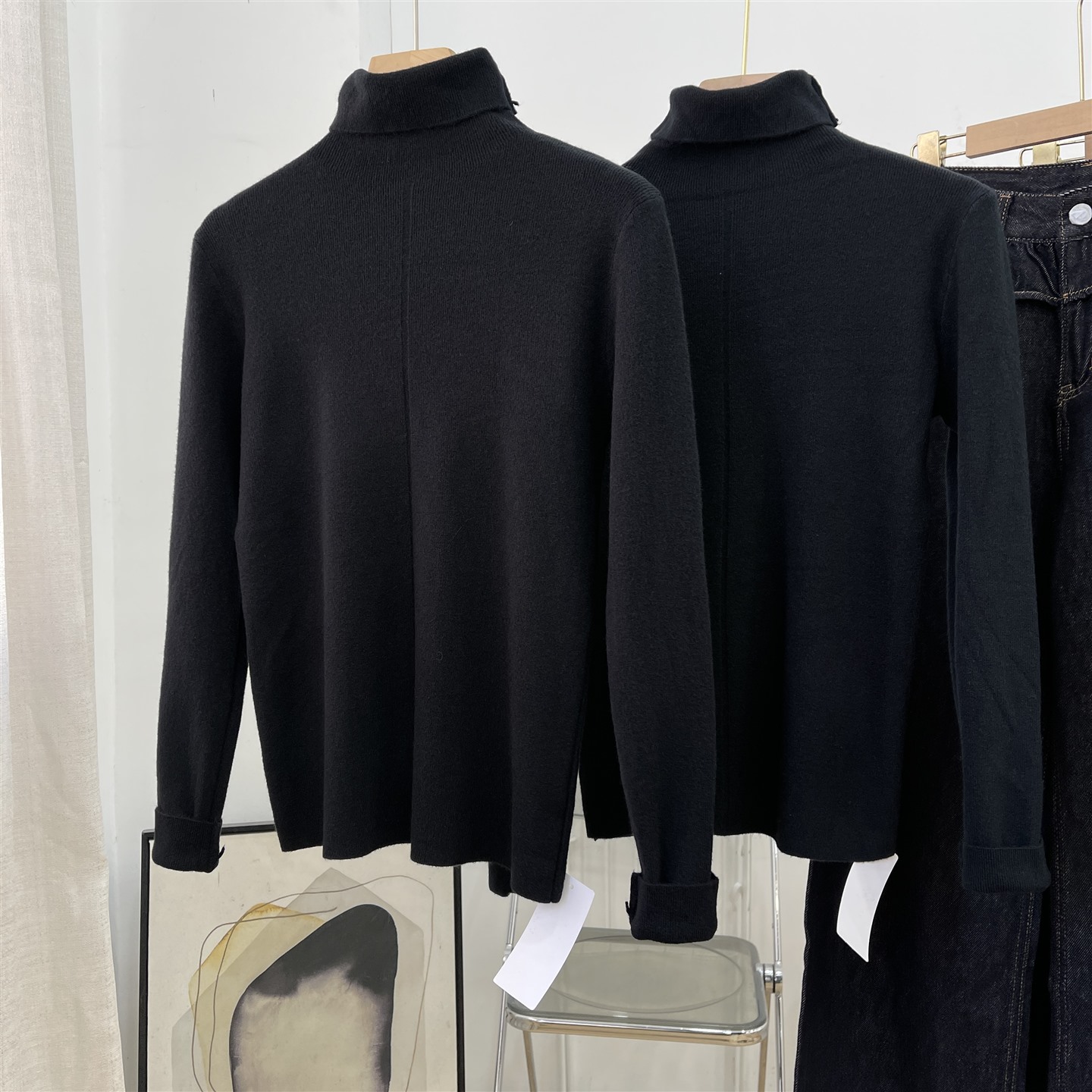 【霞】内搭毛衣2025秋冬新款高领洋气针织打底衫女修身上衣L#2