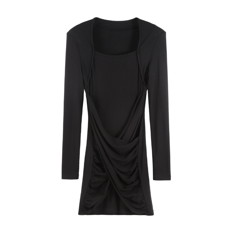 「撩动心弦」时尚辣妹包臀长袖连衣裙HBZC641268 nnassa