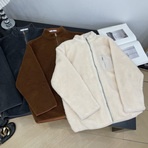 外套百搭显瘦通勤宽松2025时尚拉链毛呢保暖女 K#16