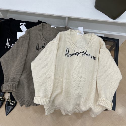 中长款毛衣女2025秋冬新款外穿宽松慵懒风上衣L#14