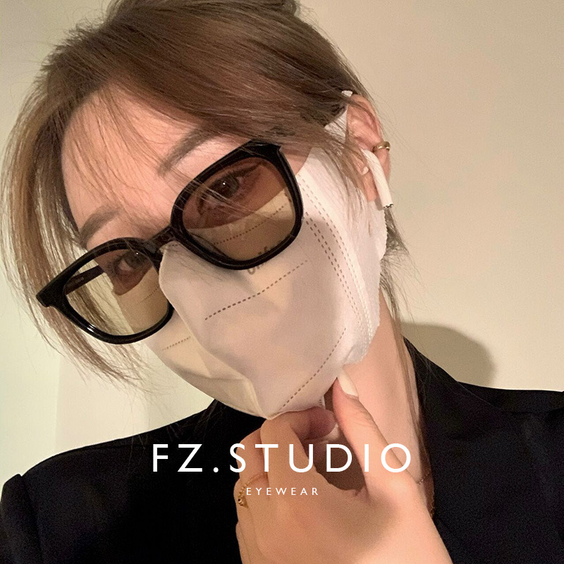 GM新款！高级茶色太阳镜可配镜