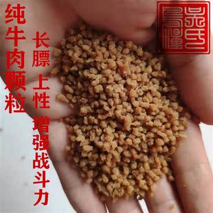 手工纯牛肉颗粒画眉斗鸟食粮饲料 四喜唱鹩八哥伯劳 提性壮膘亮羽