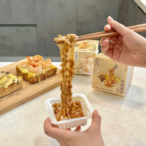 非转基因正宗自然发酵即食拉丝纳豆植物蛋白寿司料理日式维生素k2