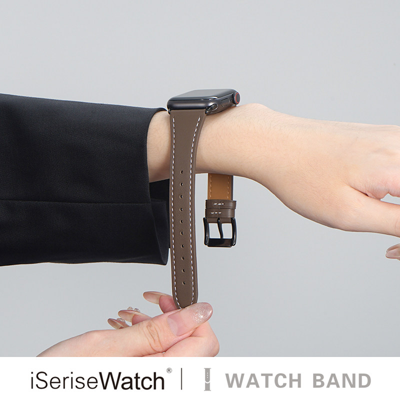 iserisewatch头层牛皮iwatch表带