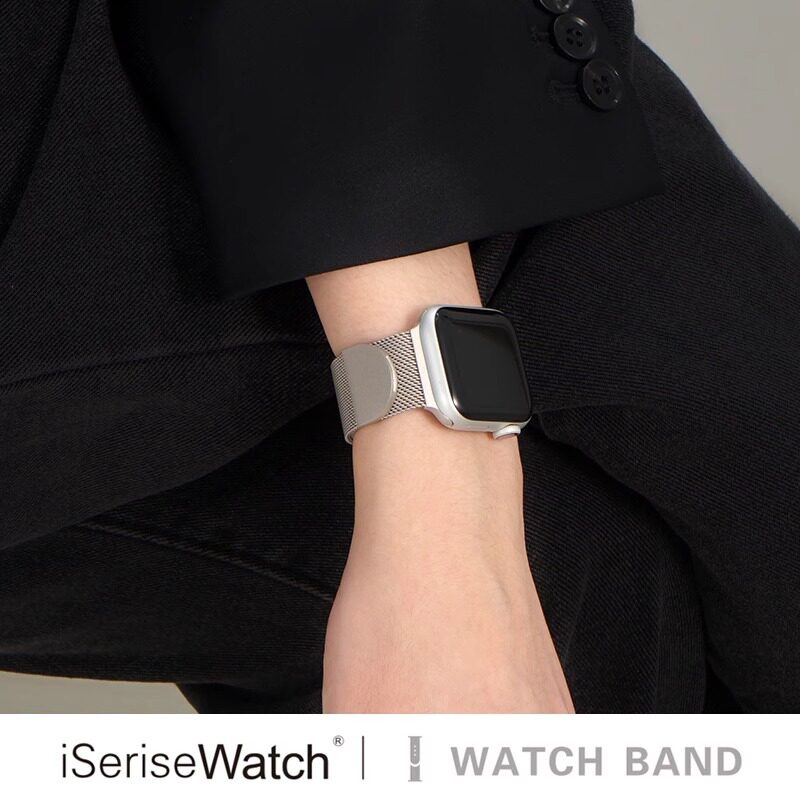 适用applewatch米兰尼斯磁吸表带图片