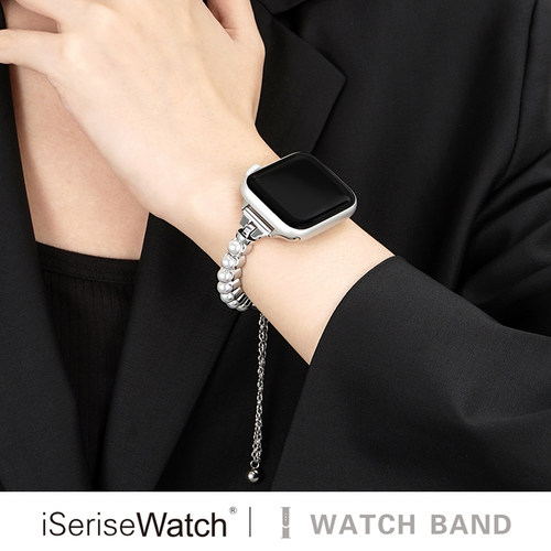 单排珍珠手镯iWatch表带