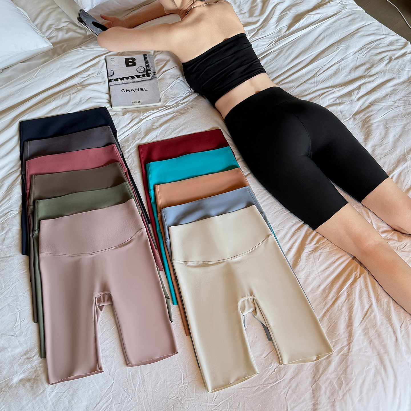 五分瑜伽裤女夏季外穿高腰收腹鲨鱼裤薄款运动打底安全裤骑行短裤,女装/女士精品,打底裤,淘宝优惠券,粉丝福利购,淘宝优惠卷