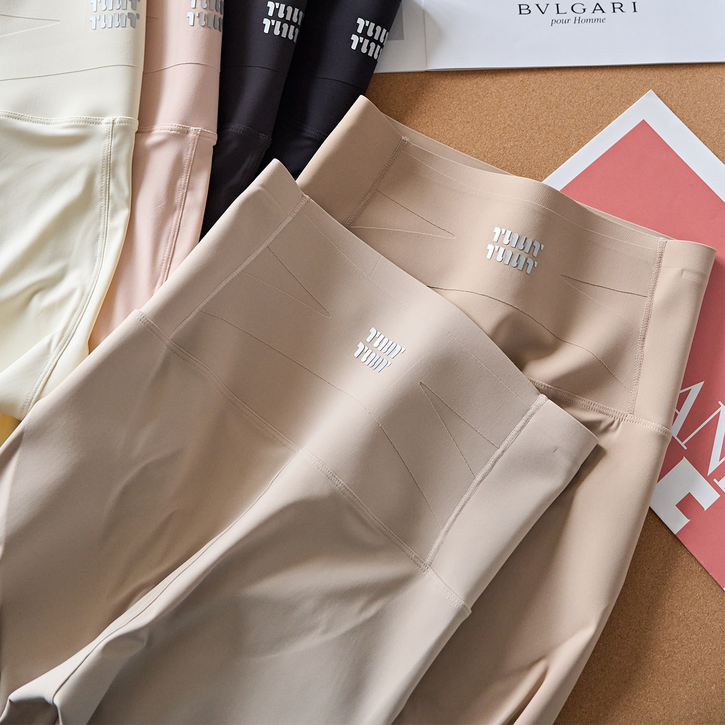 肤色鲨鱼裤女外穿春季新款高腰冰丝瑜伽裤收腹提臀紧身打底裤薄款