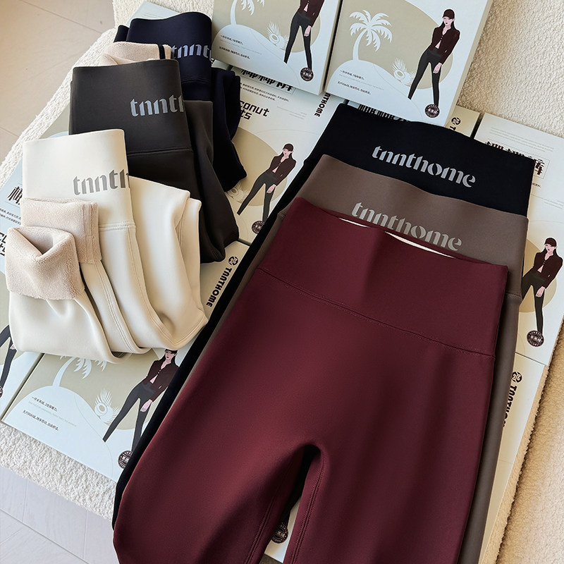 加绒安可拉红鲨鱼裤秋冬瑜伽高腰收腹保暖白色打底裤女外穿,女装/女士精品,打底裤,淘宝优惠券,粉丝福利购,淘宝优惠卷
