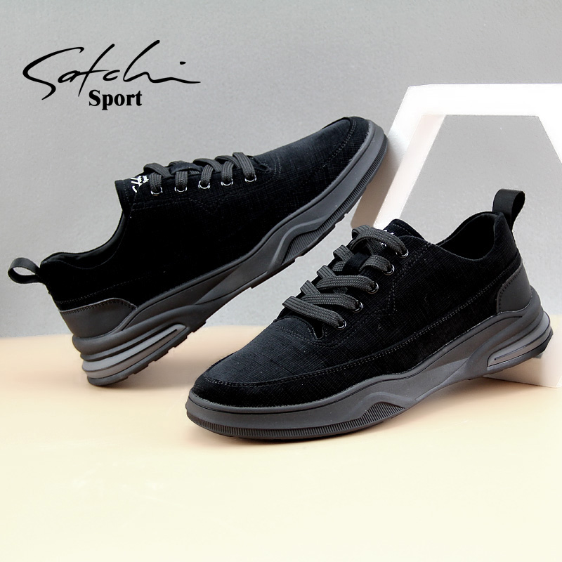 沙驰运动板鞋男鞋布鞋低帮软底