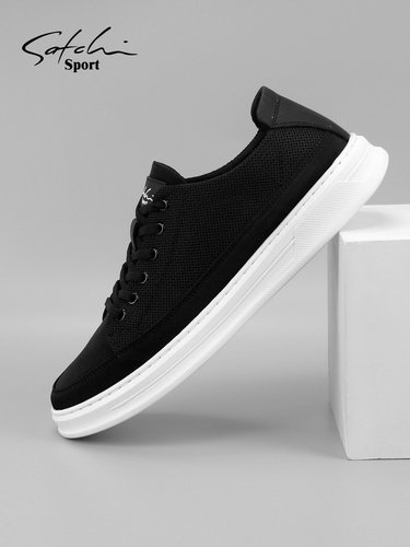 沙驰透气布鞋休闲系带板鞋