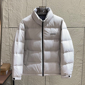 90绒蓬松保暖 冬季 男士 H剪余单 时尚 格子百搭休闲立领羽绒服潮