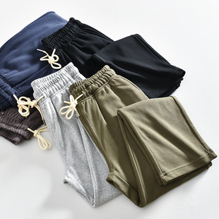 柔软舒适松紧腰运动休闲卫裤 自留两条 外贸男士 秋季 340G毛圈棉