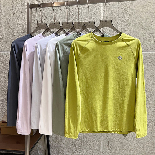 情侣款山系户外速干透气长袖T恤