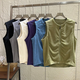 坎肩背心潮 秋冬亲肤中间层抓绒衣无袖 户外动态保暖 男女情侣款