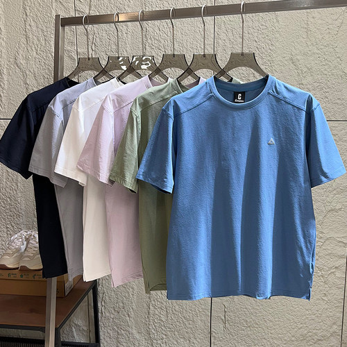 户外平替速干透气网眼纯色短袖T