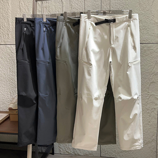 直筒休闲裤 高端平替系 3D立裁加绒加厚软壳裤 秋冬男士 户外机能