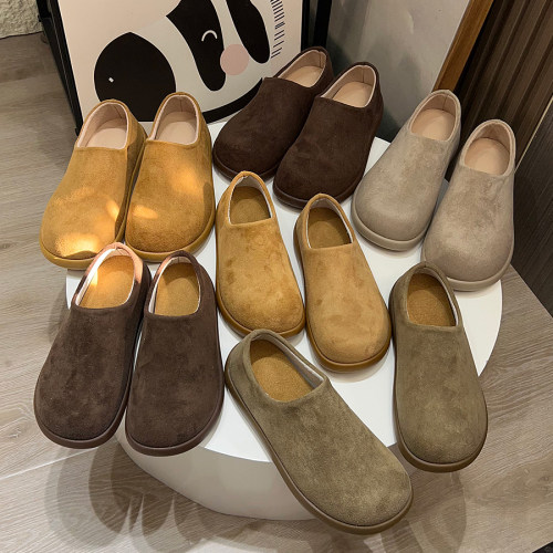 小土豆勃肯鞋男女懒人平底休闲鞋