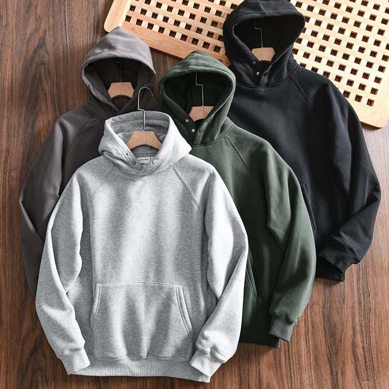 男士加绒保暖基础百搭卫衣