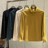 秋冬男士 自留两件 蓄热一体绒 防风保暖半拉链立领休闲抓绒卫衣