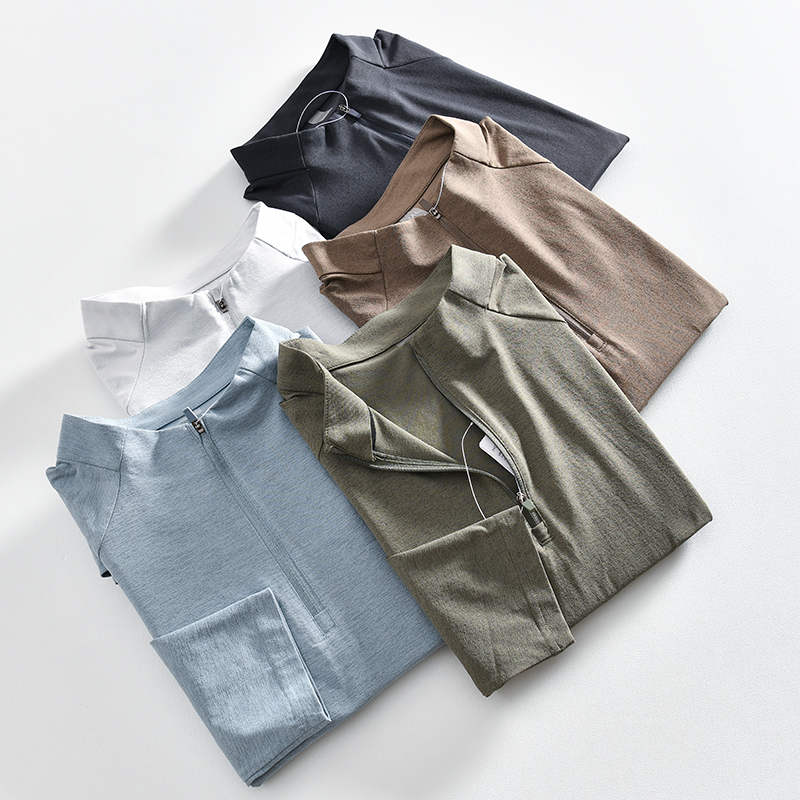 男士舒适透气休闲百搭长袖T恤