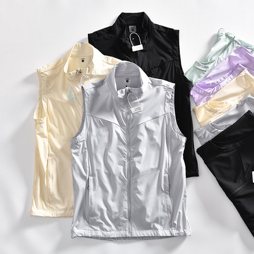 轻薄透气防晒衣马甲背心